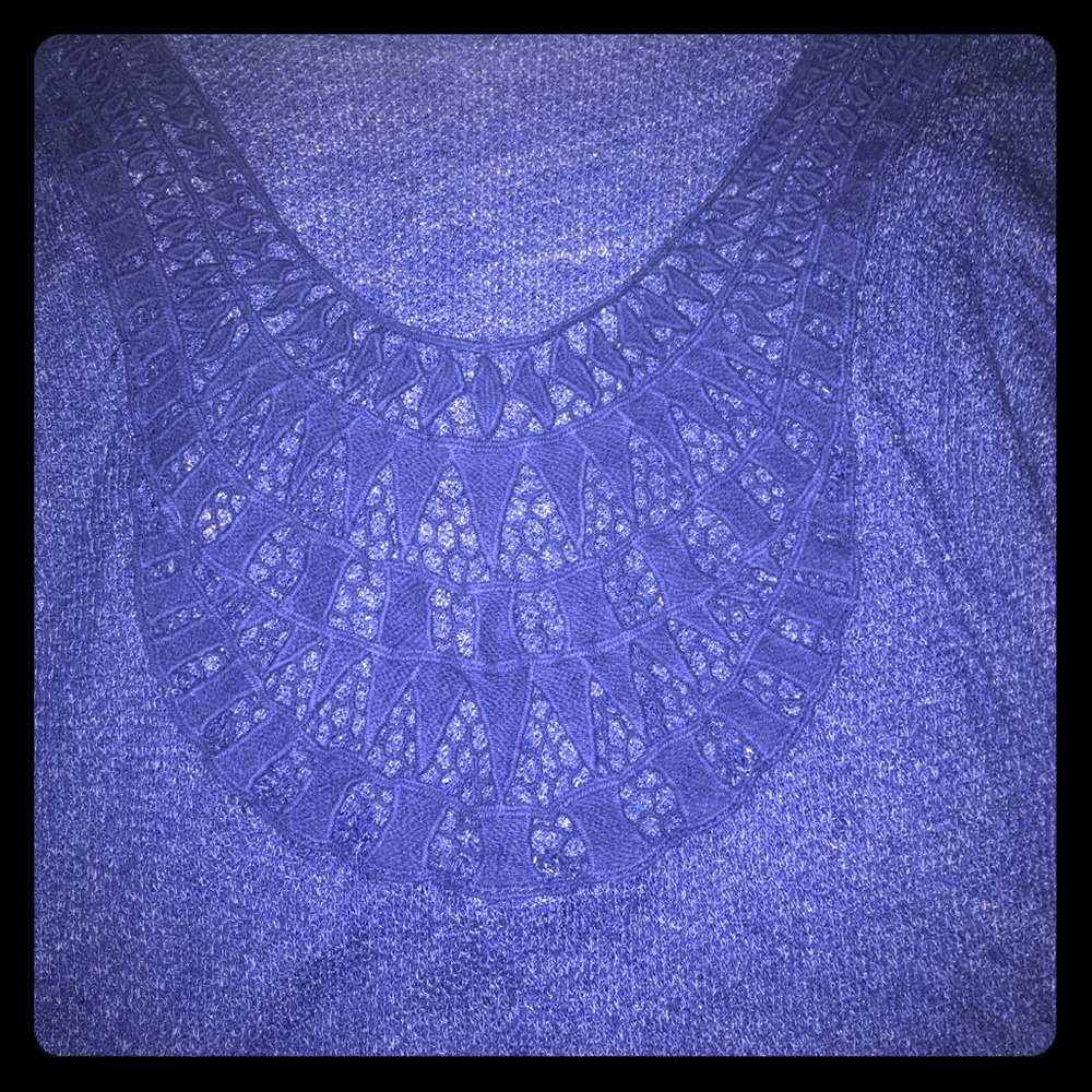 Crochet back sweater from Windsor